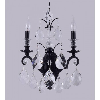 Бра Crystal Lux Magnifico AP2 Black/Transparent (Испания)